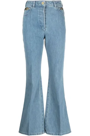 Patou Organic-denim flared jeans