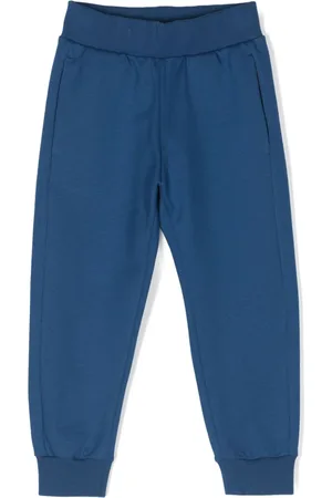 Roberto Cavalli Logo-embroidered cotton trousers