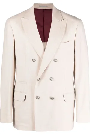 Brunello Cucinelli Peak-lapel double-breasted blazer