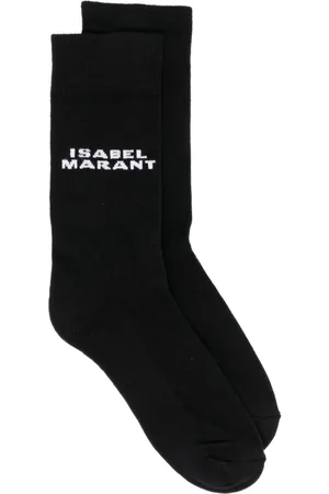 Isabel Marant Dawi intarsia-knit logo socks