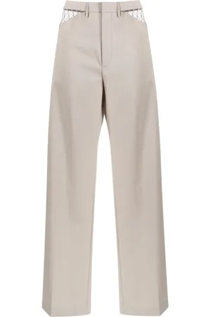 DION LEE Cut-out wool trousers