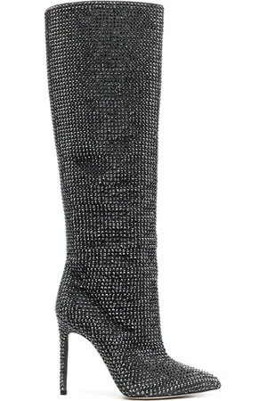 PARIS TEXAS Holly 115mm crystal-embellished boots
