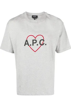 A.P.C. Heart logo cotton T-shirt