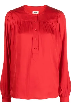 Zadig & Voltaire Tigy satin-finish blouse