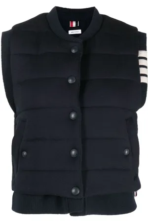 Thom Browne 4-Bar stripe reversible vest
