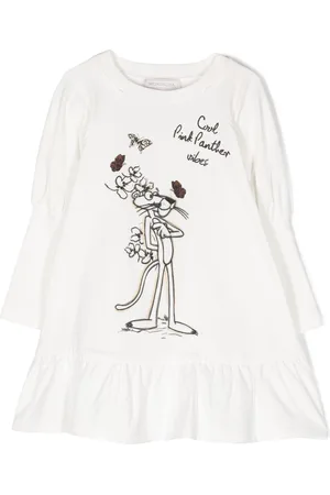 MONNALISA Graphic-print stretch-cotton dress