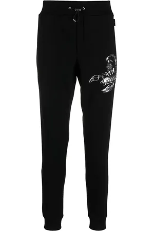 Philipp Plein Scorpion appliqué-detail track pants