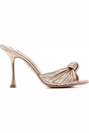 Aquazzura Atelier 95mm leather sandals