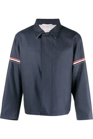 Thom Browne Signature-stripe detail shirt jacket