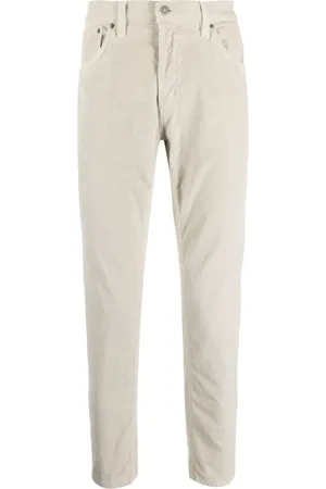 Dondup Low-rise tapered corduroy trousers