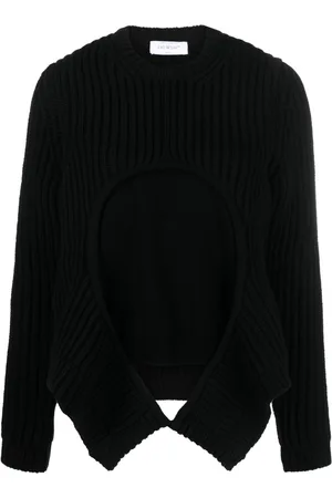OFF-WHITE Layered ribbed-knit jumper