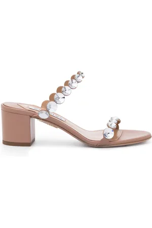 Aquazzura Maxi Tequila 50mm crystal-embellished sandals