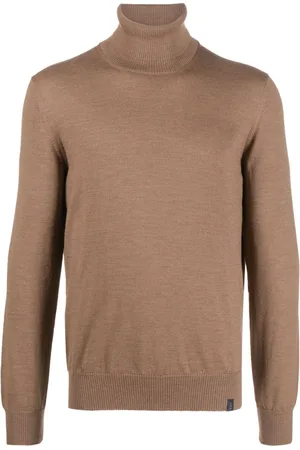FAY Roll-neck virgin wool jumper