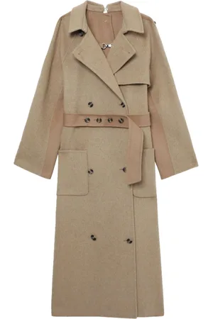 Rokh Button-detail double-breasted maxi coat