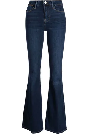 Frame Mid-rise flared jeans