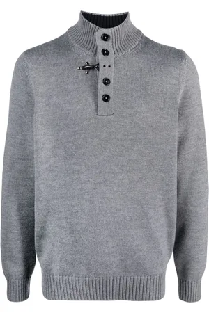FAY Mock-neck wool sweater