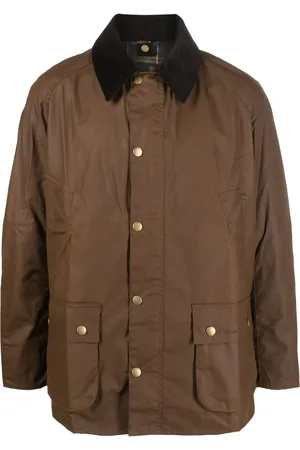 Barbour Ashby press-stud wax jacket