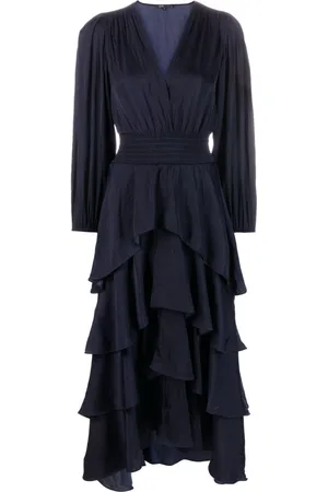 Maje Ruffled maxi dress
