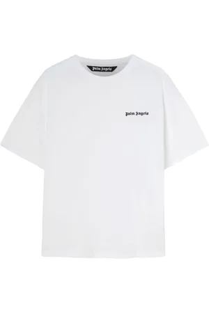 Palm Angels Embroidered-logo crew-neck T-shirt