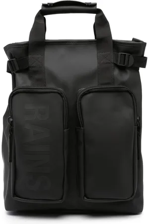 Rains Logo-print multi-pocket backpack