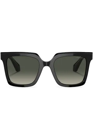 Giorgio Armani Oversize-frame gradient-lenses sunglasses
