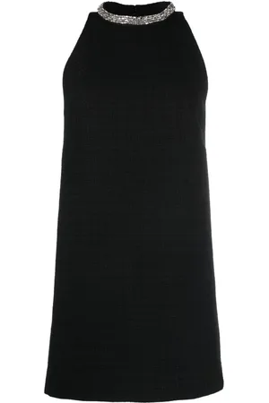 Sandro Jewelled-collar dress