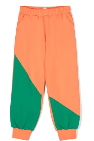 Wauw Capow by Bangbang Emma Mixed stretch organic-cotton trousers