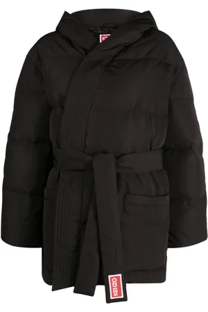 Kenzo Belted wrap down jacket
