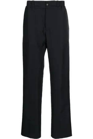 Lanvin Monogram cotton straight trousers