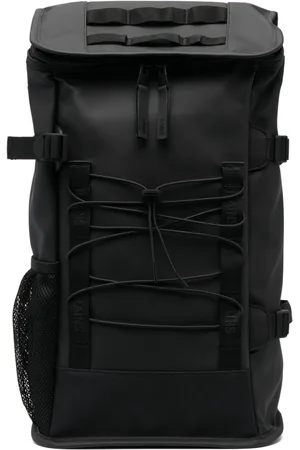 Rains Logo-strap buckle-fastening backpack