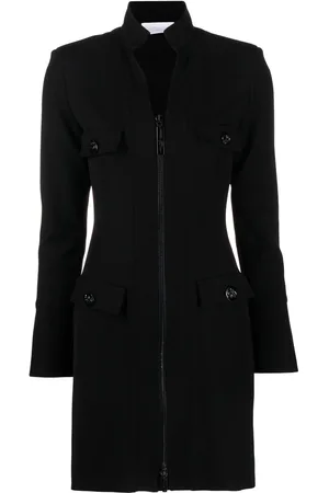 GENNY Zip-up tailored minidress