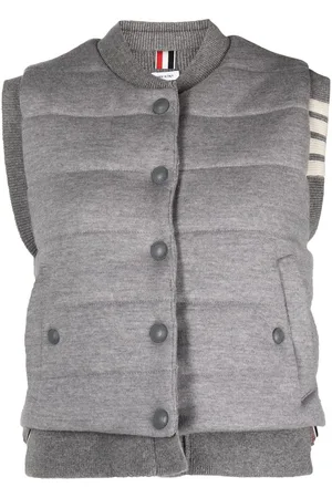 Thom Browne 4-Bar stripe reversible vest