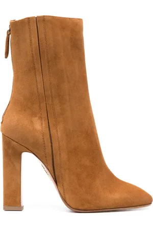 Aquazzura Joplin 105mm almond-toe boots