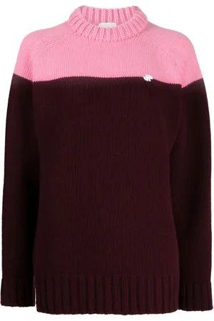Patou Two-tone knitted jumper