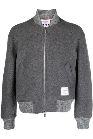 Thom Browne Fleece-wool bomber jacket