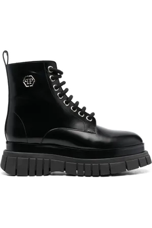 Philipp Plein Mid Flax Hexagon 55mm boots