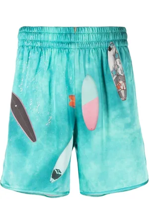 BLUE SKY INN Graphic-print deck shorts