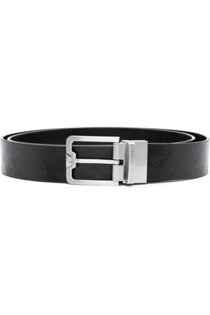 Emporio Armani Buckle-fastening leather belt