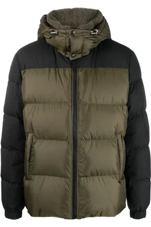 YVES SALOMON Detachable-hood down jacket