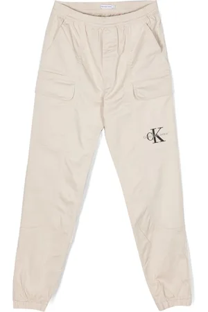Calvin Klein Logo-embroidery cargo pants