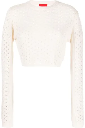 Cashmere In Love Ria crochet-knit jumper