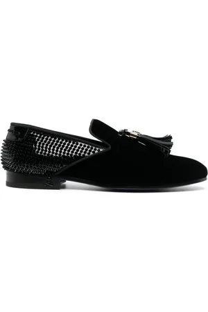 Philipp Plein Studs velvet loafers