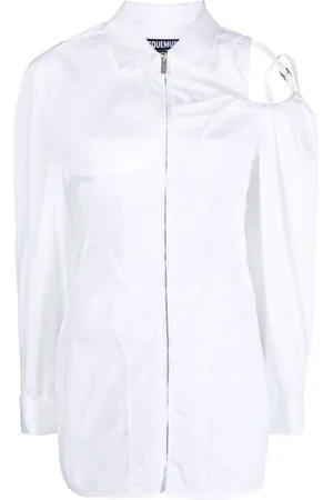 Jacquemus Galliga asymmetric shirt dress