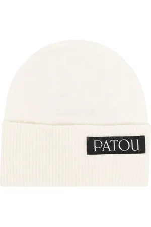 Patou Logo-patch knitted beanie