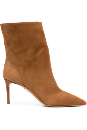 Aquazzura Matignon 75mm suede boots