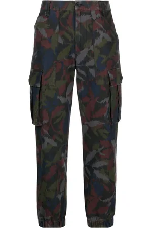 Zadig & Voltaire Ikat-print cargo trousers