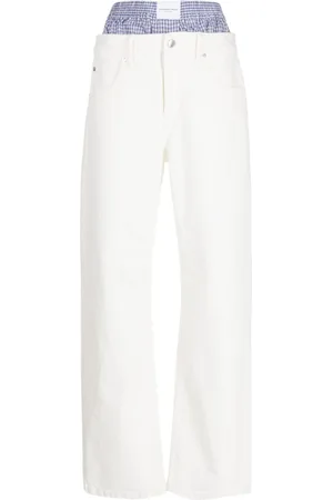 Alexander Wang Layered straight-leg jeans