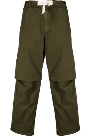 DARKPARK Adjustable waist-strap trousers