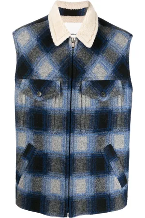 Isabel Marant Kiran checked gilet
