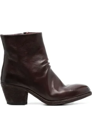 Officine creative Stacked-heel leather boots